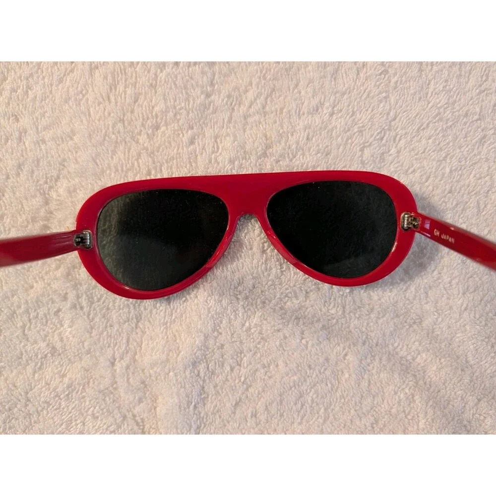 Style Eyes Sunglasses Red White Blue Stripes #461 Mirrow Sportsman 1970s Japan